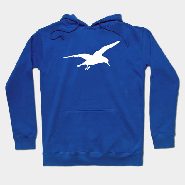 White seagull Hoodie by StefanAlfonso